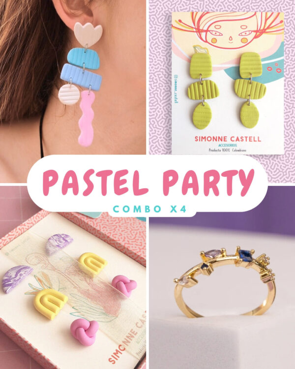 COMBO PASTEL PARTY x4