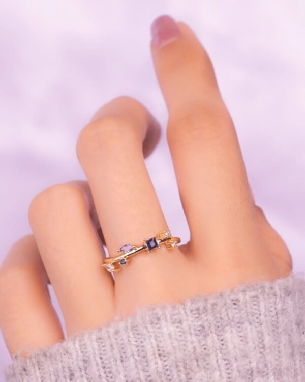 ANILLO HADA LILA AJUSTABLE