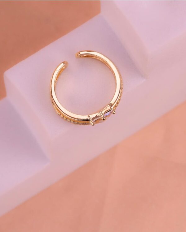 ANILLO DOBLE LAZO CORAZON - Imagen 2