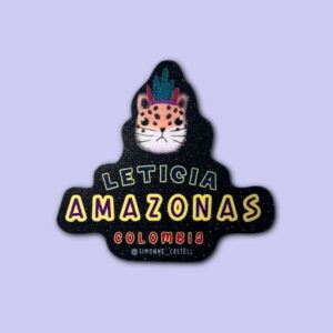 IMÁN LETICIA AMAZONAS JAGUAR ESCARCHADO