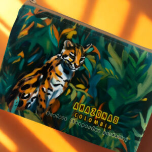 ESTUCHE CARTUCHERA OCELOTE OSCURO