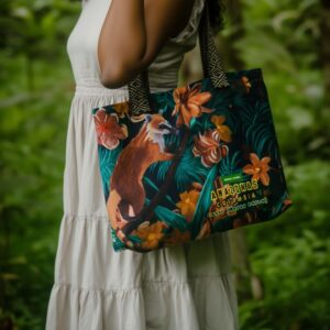 TOTE BAG COATÍ OSCURO / MARMOLEADO
