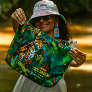 TOTE BAG OCELOTE OSCURO / MARMOLEADO