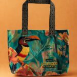 TOTE BAG TUCÁN PICHÍ BADIRROJO OSCURO / MARMOLEADO