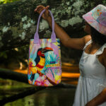 TOTE BAG TUCAN PICHÍ BANDIRROJO PASTEL / MARMOLEADO