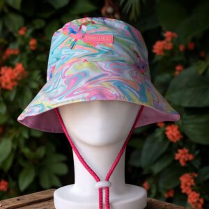 SOMBRERO BUCKET HAT MARMOLEADO- TONOS PASTEL